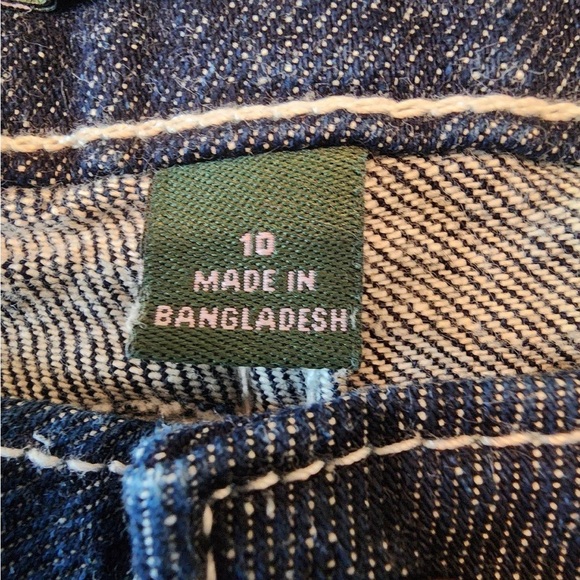 Wild fable high rise straight dark wash Carpenter jeans size 10 long 32 Inseam - Picture 2 of 6